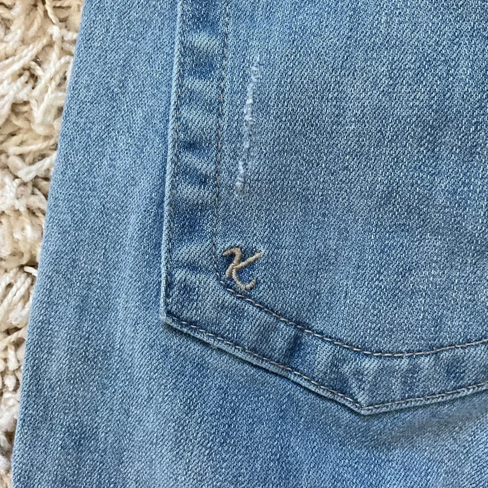 Kut from the Kloth Catherine Boyfriend‎ Jeans Light Wash Distressed Size 8